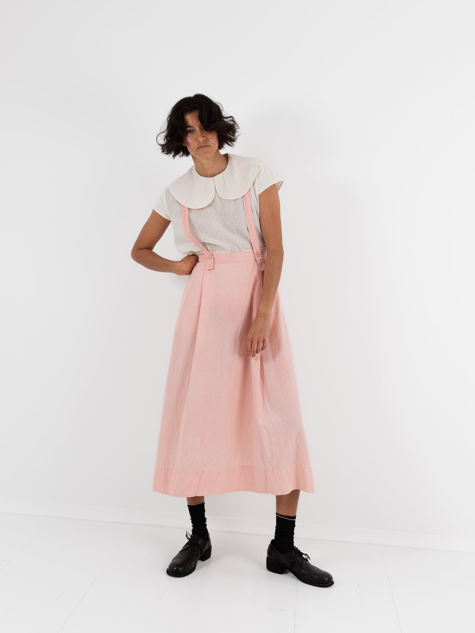 Cocoon Cocoon Swiss Dot Skirt in Pink - COCOON COCOON at Worthwhile - shop SKIRT