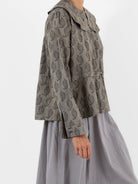 Cocoon Cocoon Block Print Shirt in Grey - COCOON COCOON at Worthwhile - shop TOP