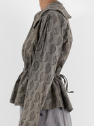 Cocoon Cocoon Block Print Shirt in Grey - COCOON COCOON at Worthwhile - shop TOP
