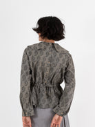 Cocoon Cocoon Block Print Shirt in Grey - COCOON COCOON at Worthwhile - shop TOP