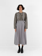 Cocoon Cocoon Swiss Dot Skirt in Grey - COCOON COCOON at Worthwhile - shop SKIRT