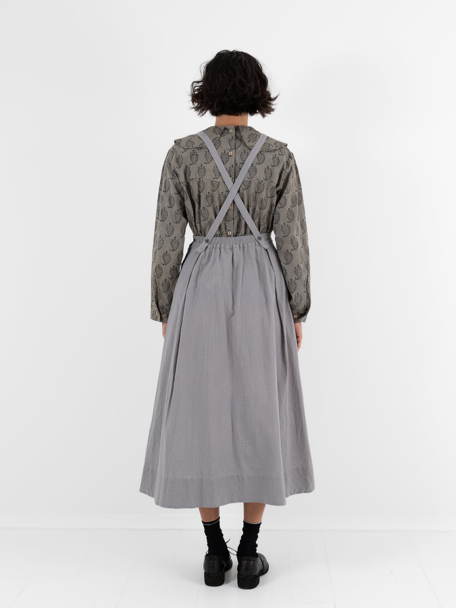 Cocoon Cocoon Swiss Dot Skirt in Grey - COCOON COCOON at Worthwhile - shop SKIRT