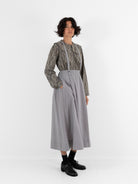 Cocoon Cocoon Swiss Dot Skirt in Grey - COCOON COCOON at Worthwhile - shop SKIRT