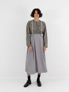 Cocoon Cocoon Swiss Dot Skirt in Grey - COCOON COCOON at Worthwhile - shop SKIRT