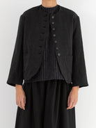 Der Antagonist Farmer Jacket 46 in Black - DER ANTAGONIST at Worthwhile - shop JACKET