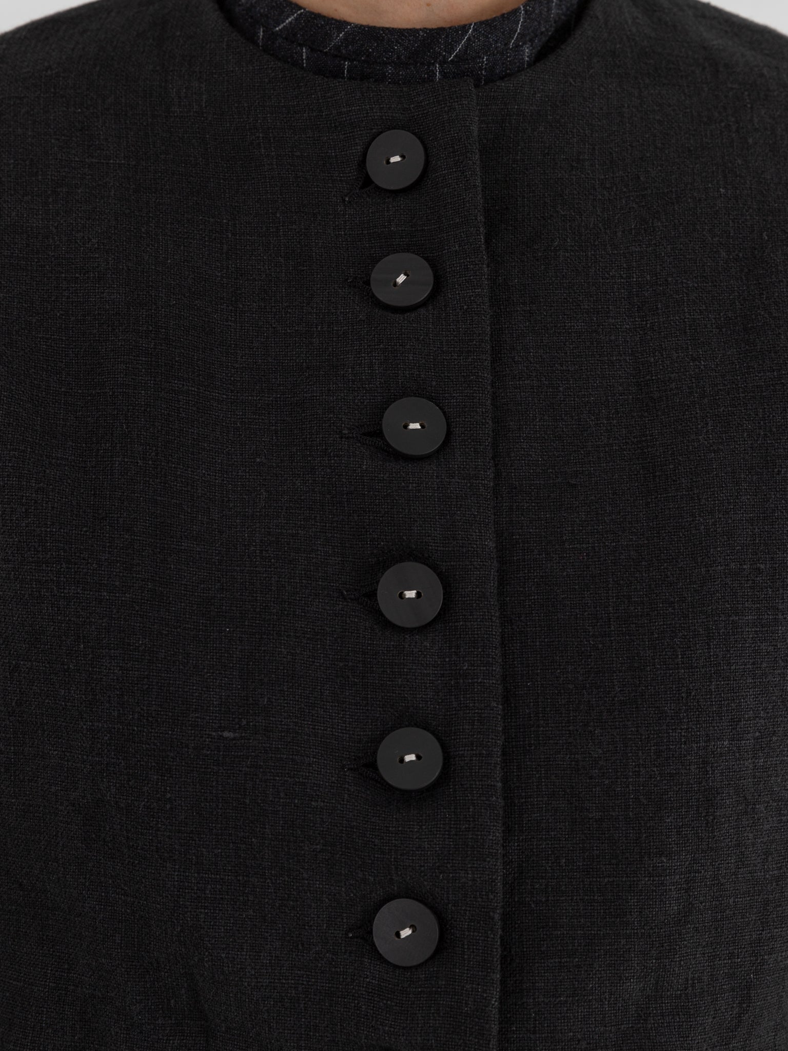 Der Antagonist Farmer Jacket 46 in Black - DER ANTAGONIST at Worthwhile - shop JACKET