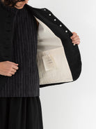 Der Antagonist Farmer Jacket 46 in Black - DER ANTAGONIST at Worthwhile - shop JACKET