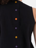 Der Antagonist Shirt in Black - DER ANTAGONIST at Worthwhile - shop TOP