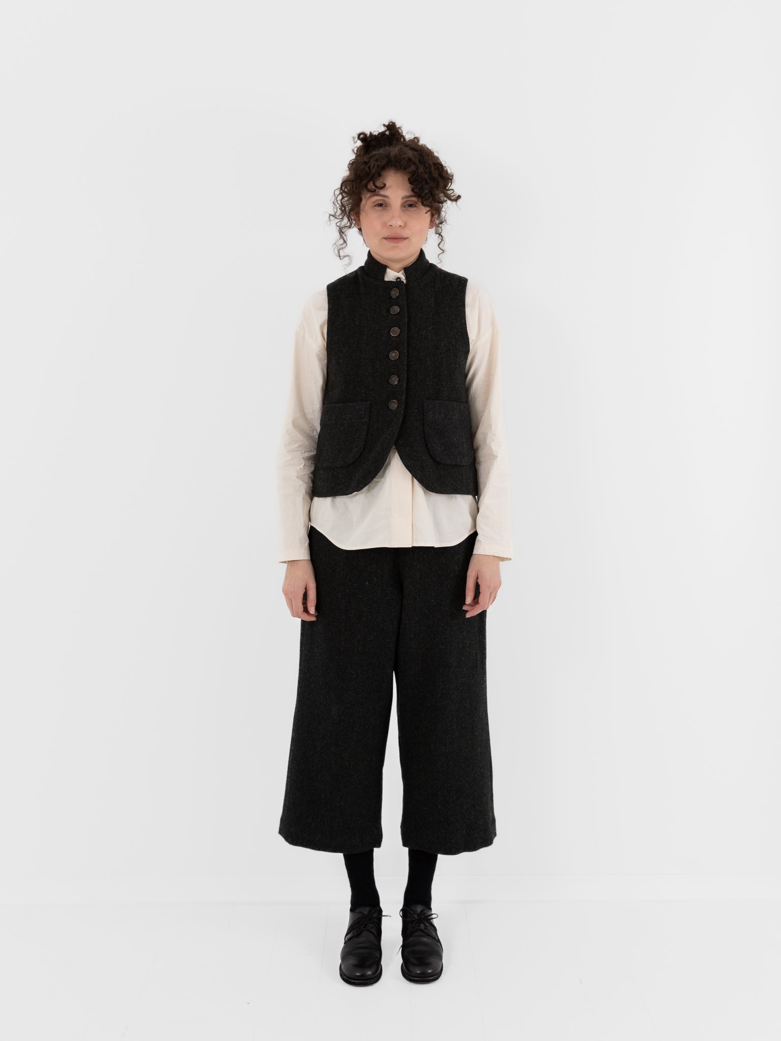 Der Antagonist Waistcoat 5 in Dark Forest - DER ANTAGONIST at Worthwhile - shop VEST