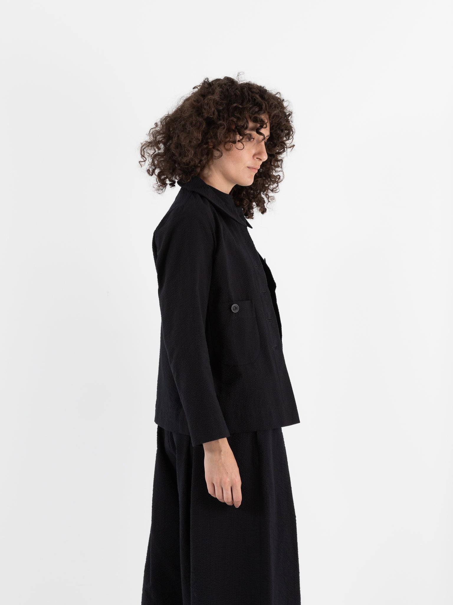 Der Antagonist Jacket in Black - DER ANTAGONIST at Worthwhile - shop JACKET