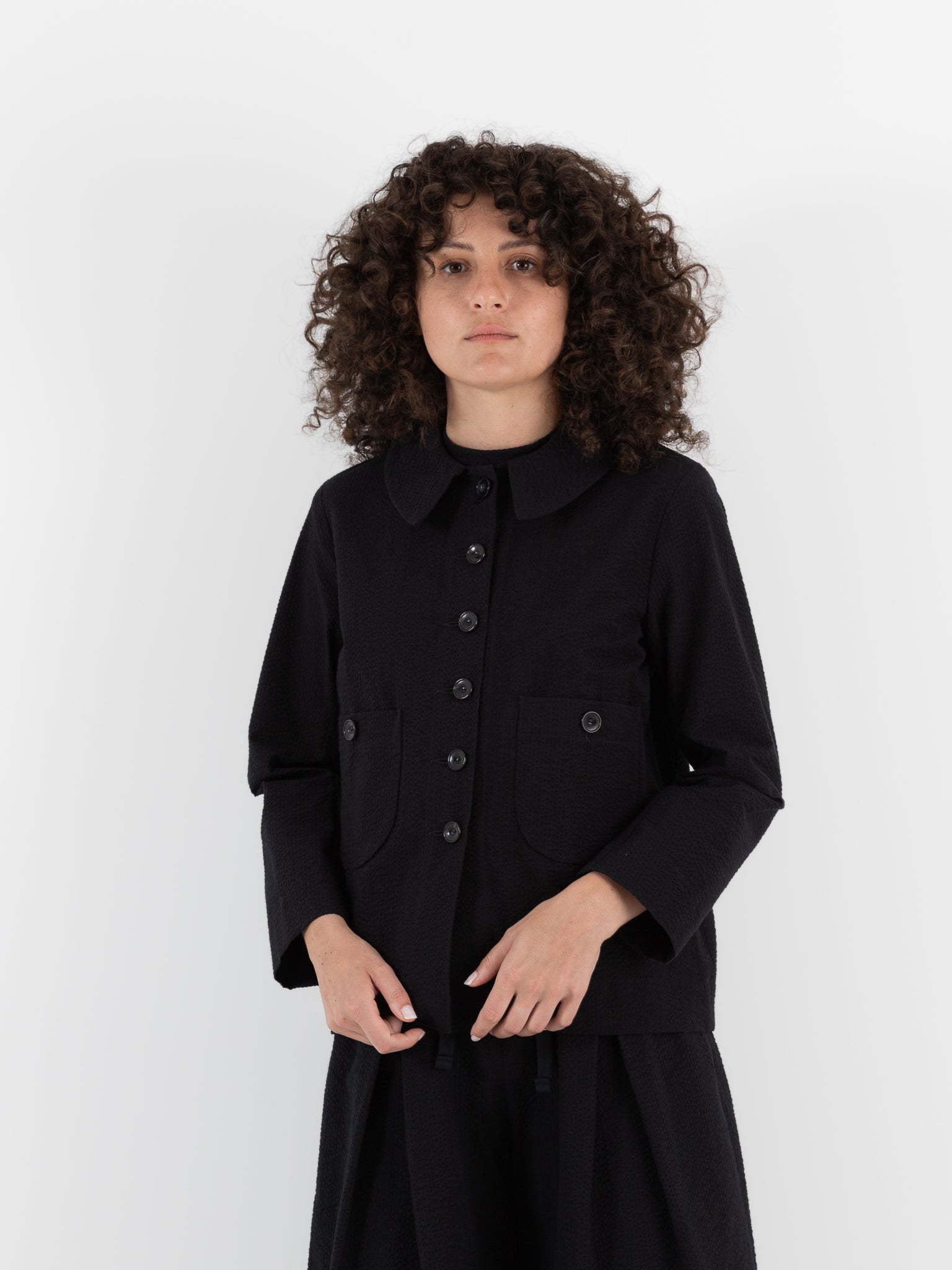 Der Antagonist Jacket in Black - DER ANTAGONIST at Worthwhile - shop JACKET