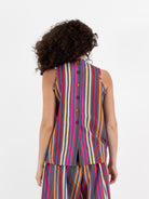 Der Antagonist Shirt in Stripe - DER ANTAGONIST at Worthwhile - shop TOP