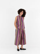 Der Antagonist Shirt in Stripe - DER ANTAGONIST at Worthwhile - shop TOP