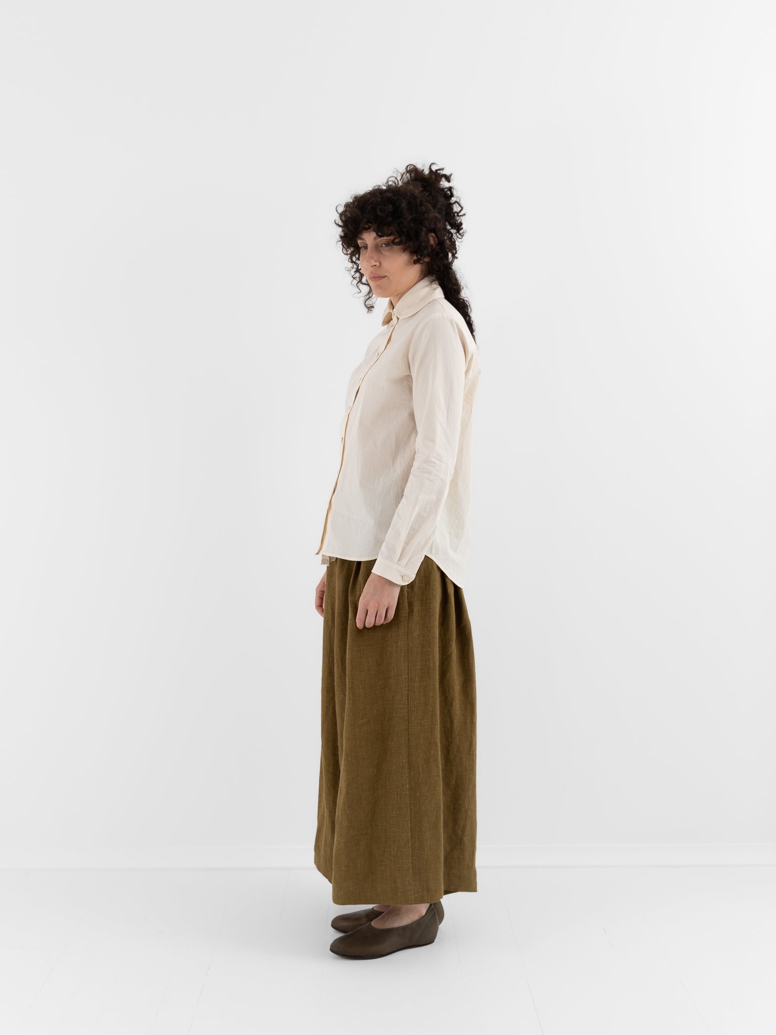 Der Antagonist Culotte in Fir Green - DER ANTAGONIST at Worthwhile - shop PANT