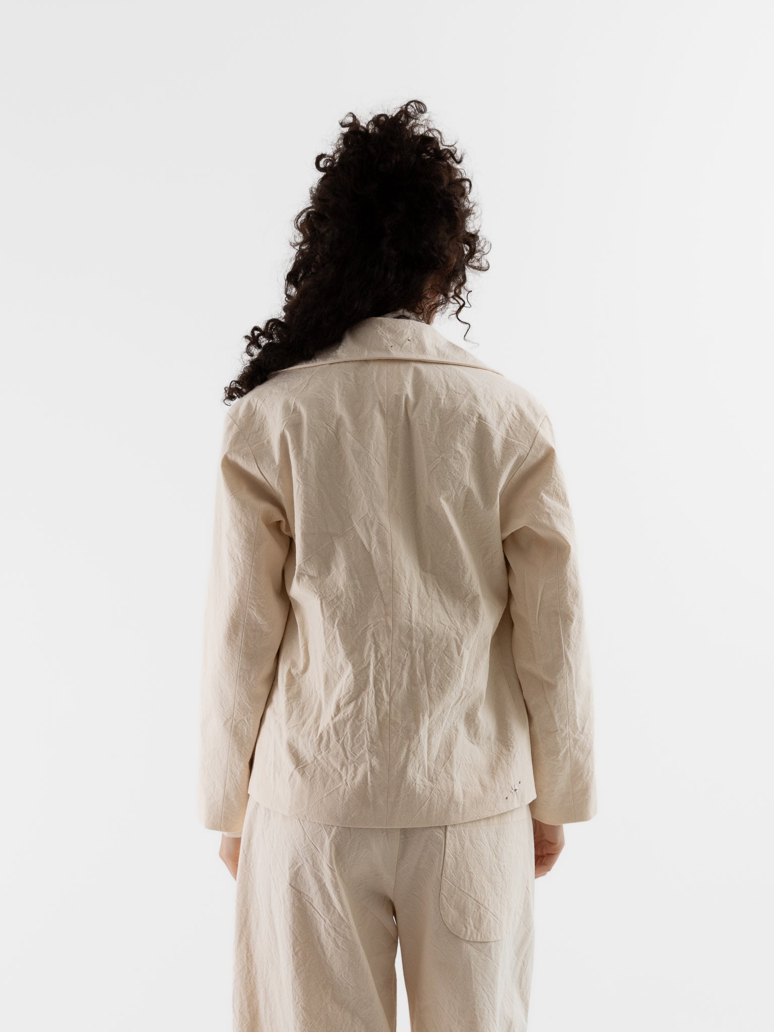Der Antagonist Jacket in Natural - DER ANTAGONIST at Worthwhile - shop JACKET