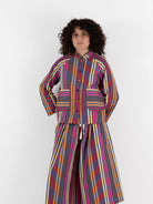 Der Antagonist Jacket in Stripe - DER ANTAGONIST at Worthwhile - shop JACKET