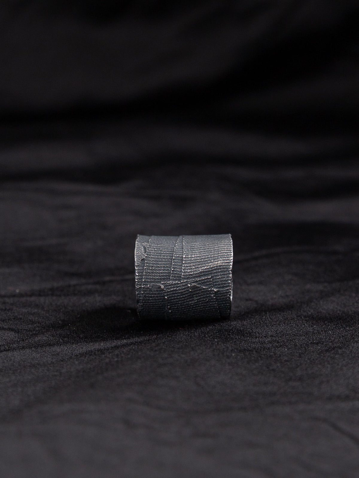 Detaj Bandage Ring VTGR02 in Black Silver - DETAJ at Worthwhile - shop RINGS
