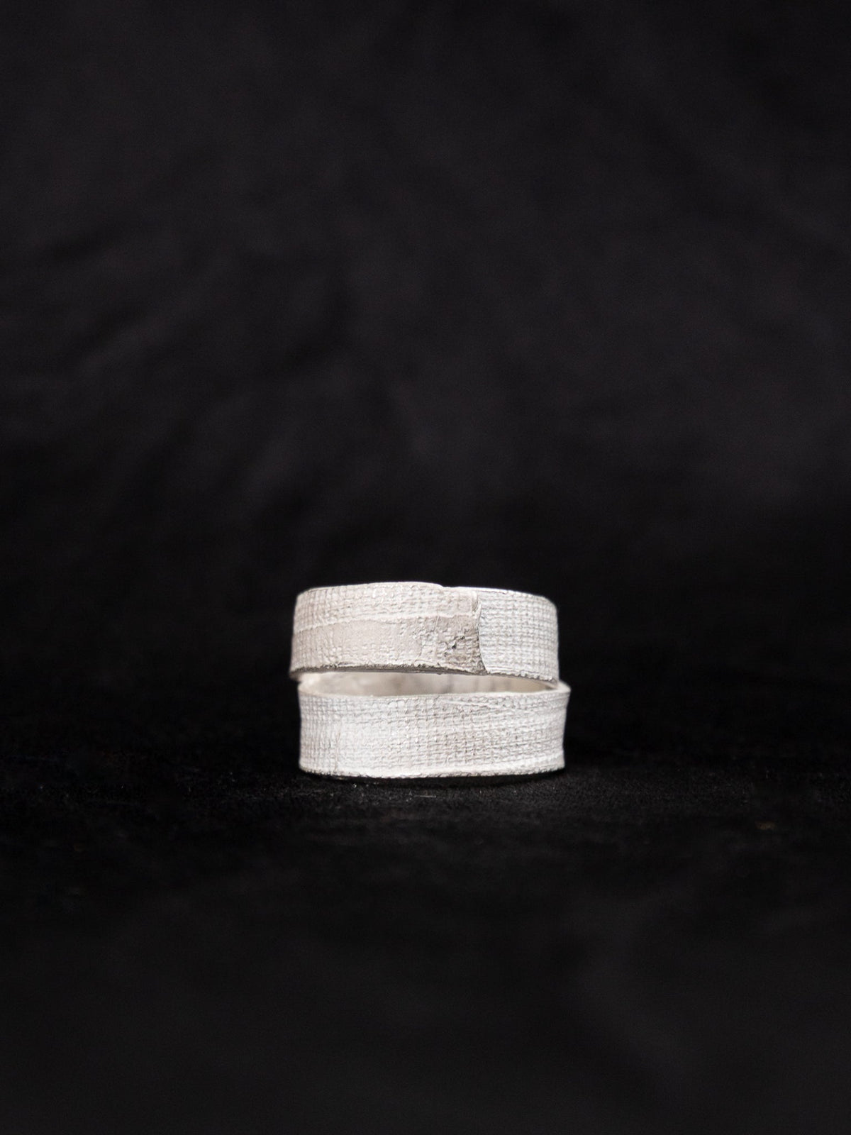 Detaj Bandage Ring VTGR05 in White Silver - DETAJ at Worthwhile - shop RINGS