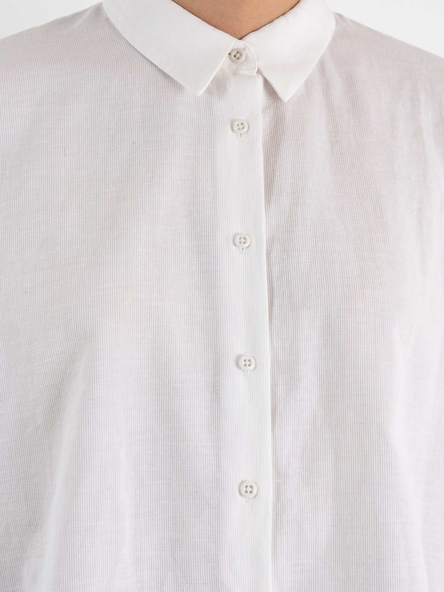 École De Curiosités Brigitte Shirt in Off White - ECOLE DE CURIOSITES at Worthwhile - shop TOP