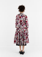 École De Curiosités Brigitte Shirt in White/Roses - ECOLE DE CURIOSITES at Worthwhile - shop TOP