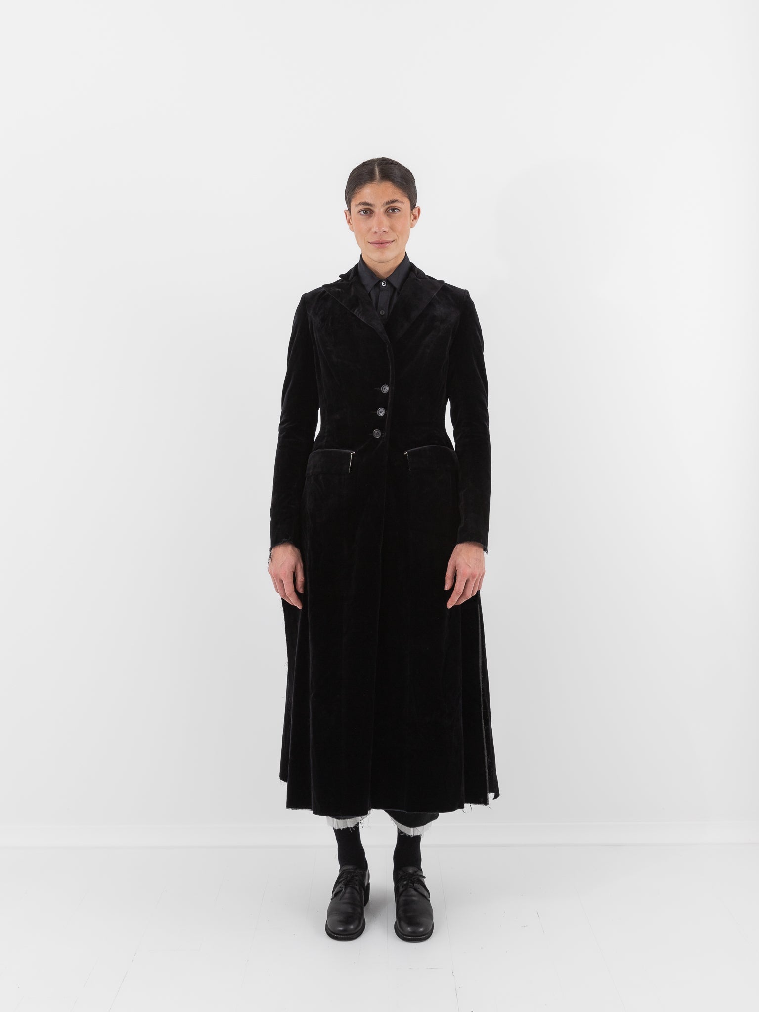 Elena Dawson 4X Coat, Black Velvet - ELENA DAWSON at Worthwhile - shop COAT