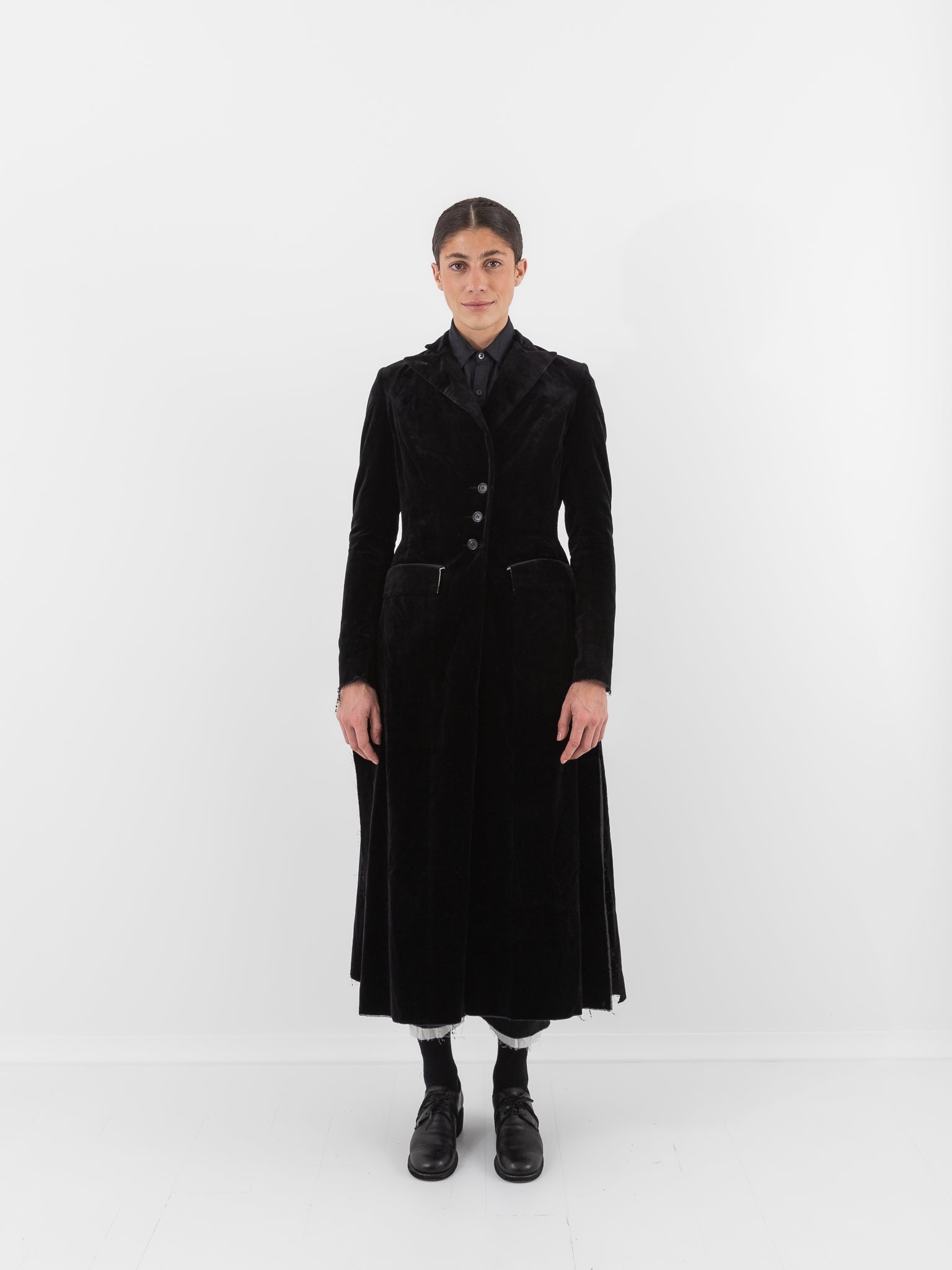 Elena Dawson 4X Coat, Black Velvet - ELENA DAWSON at Worthwhile - shop COAT