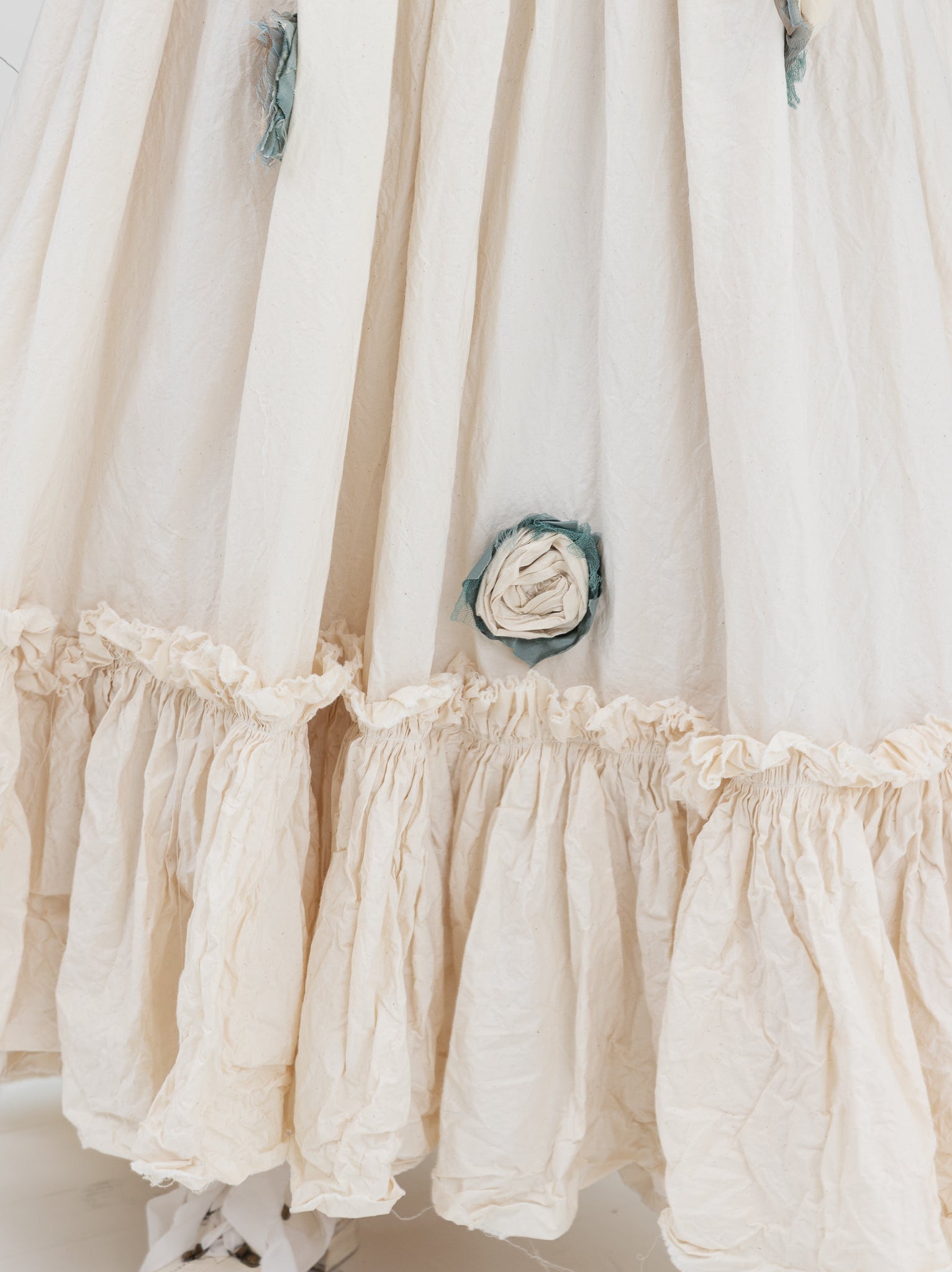 Elena Dawson Chateau Dress in Black Caviar with Cream Cotton Cambric - ELENA DAWSON at Worthwhile - shop DRESS