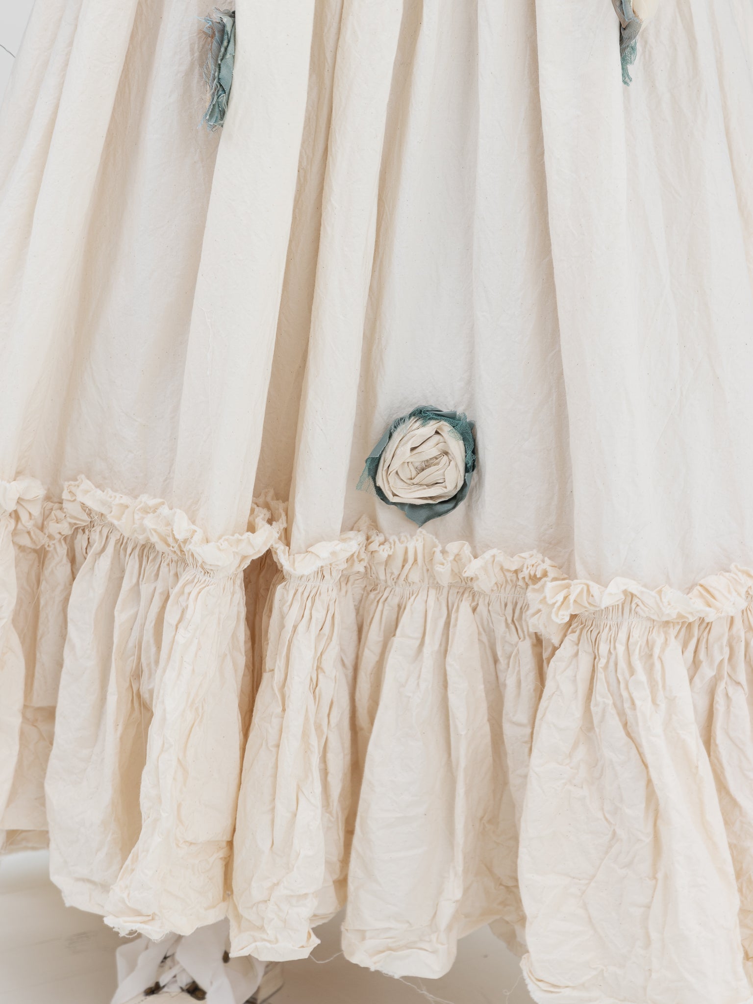 Elena Dawson Chateau Dress in Black Caviar with Cream Cotton Cambric - ELENA DAWSON at Worthwhile - shop DRESS