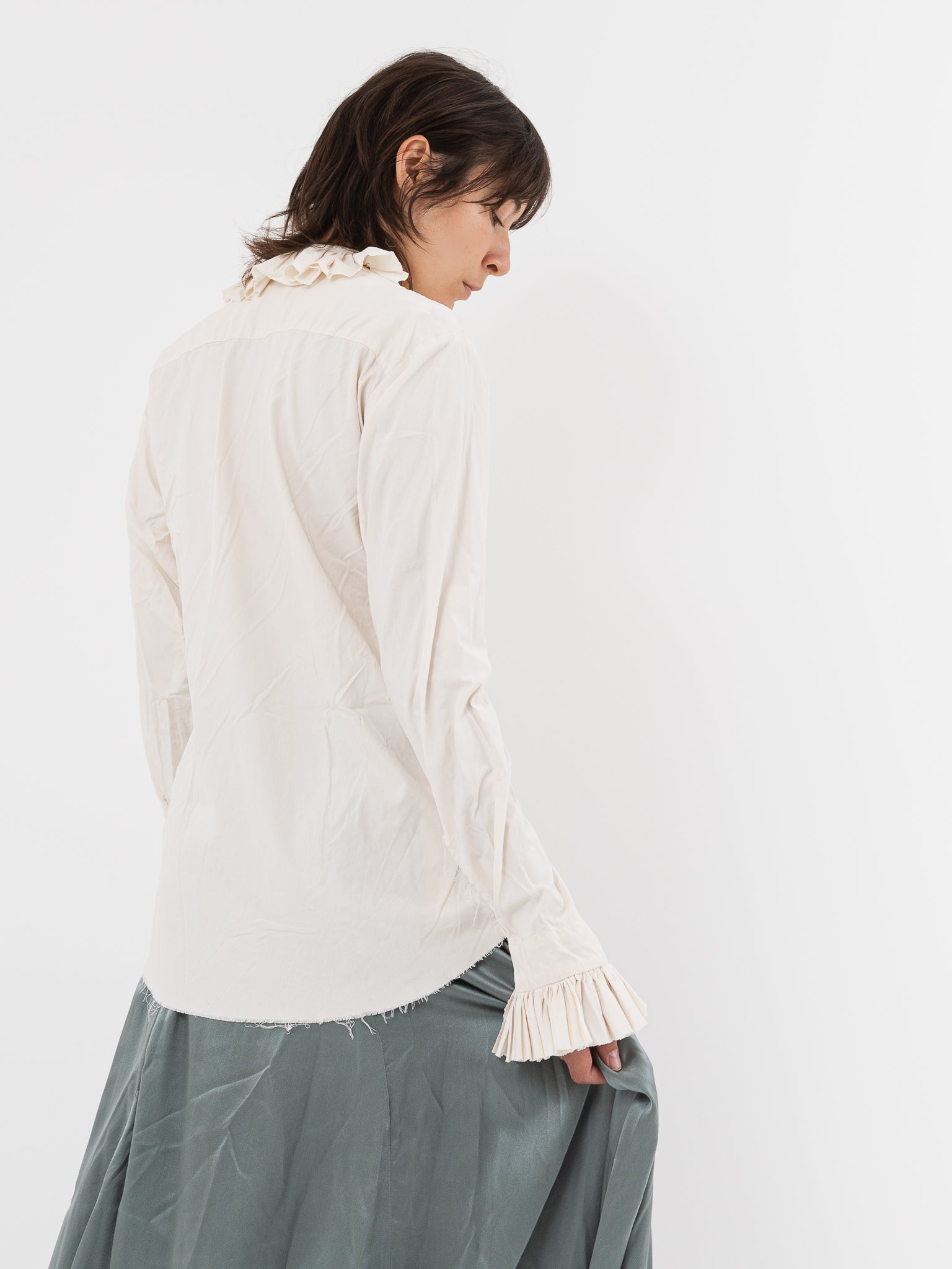 Elena Dawson Monet Shirt, Ivory - ELENA DAWSON at Worthwhile - shop TOP