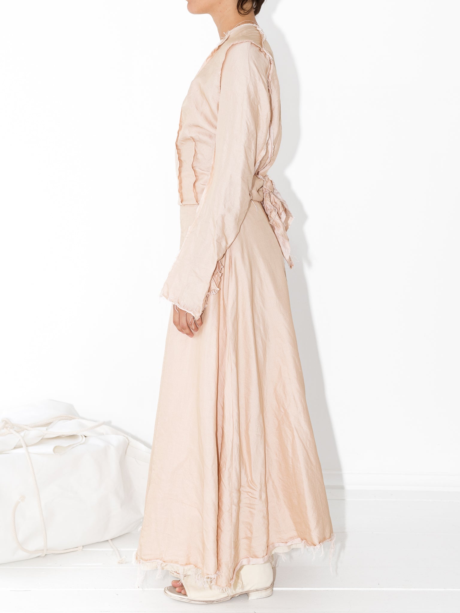 Elena Dawson Raw Top Knot Top, Shell Caviar - ELENA DAWSON at Worthwhile - shop TOP