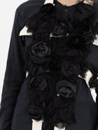 Elena Dawson Rosebud Harness in Cream with Black Roses - ELENA DAWSON at Worthwhile - shop SCARF