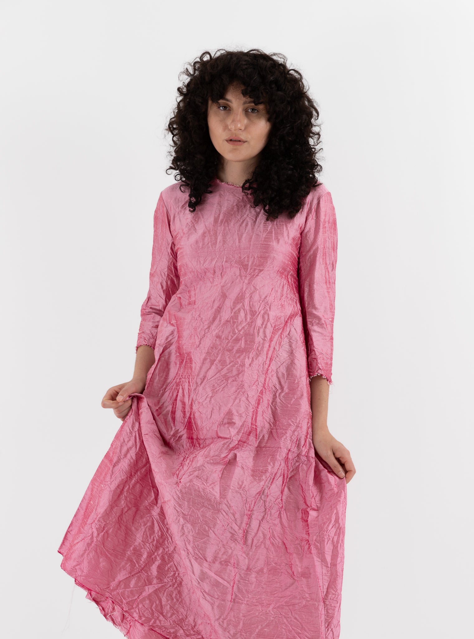 Elena Dawson House Dress in ED Pink - ELENA DAWSON at Worthwhile - shop DRESS