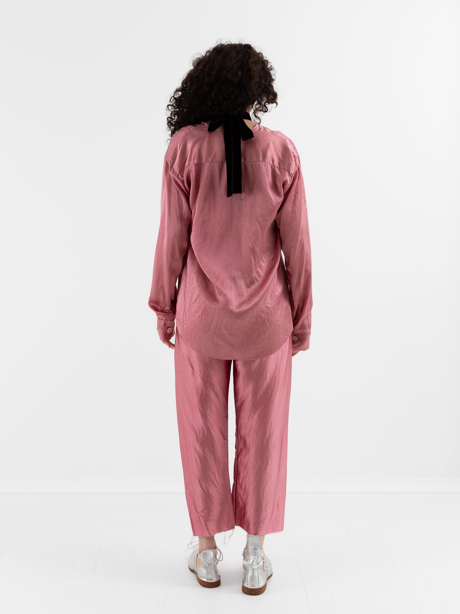 Elena Dawson 1X Button Shirt in ED Pink - ELENA DAWSON at Worthwhile - shop TOP