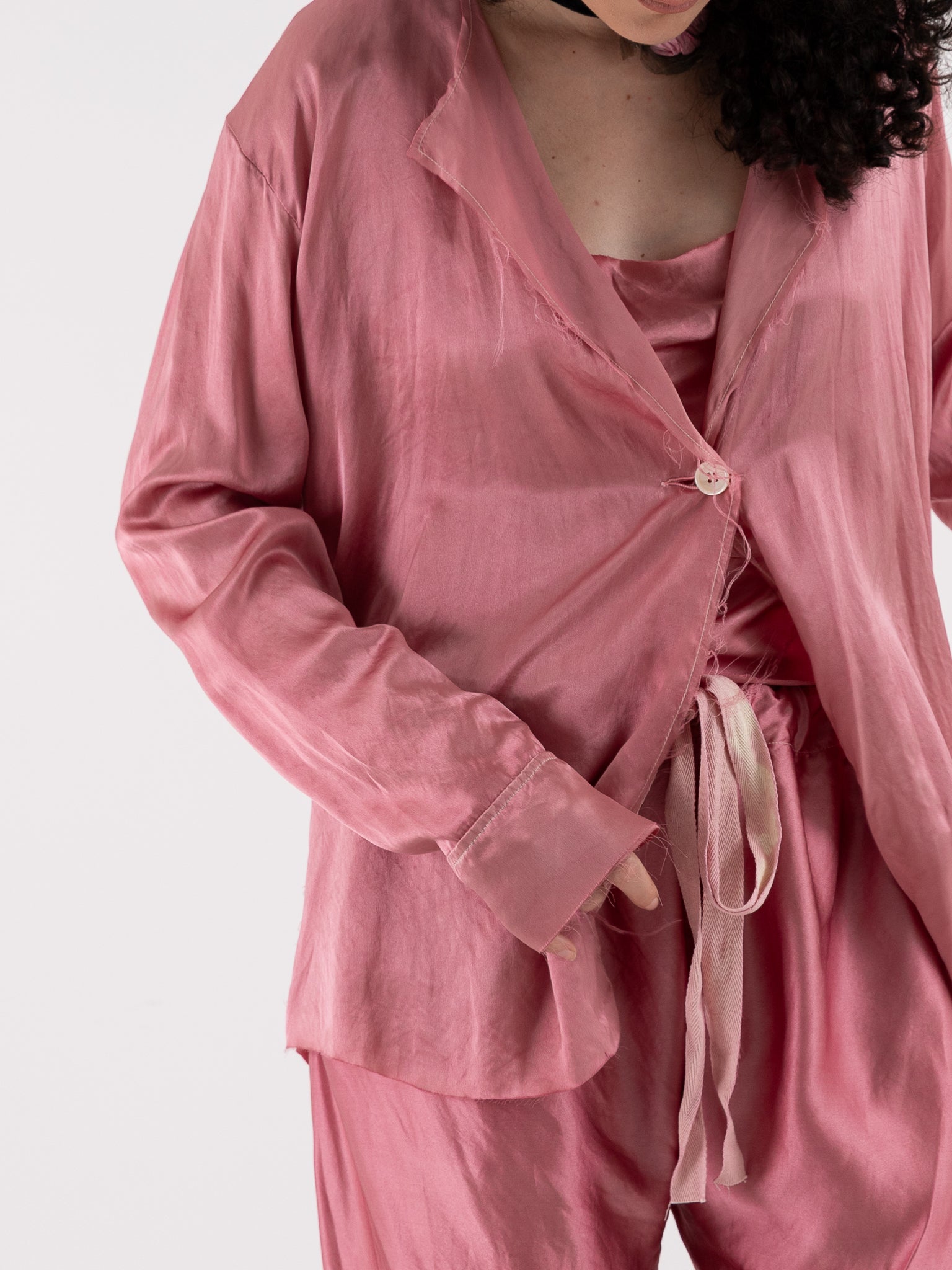 Elena Dawson 1X Button Shirt in ED Pink - ELENA DAWSON at Worthwhile - shop TOP