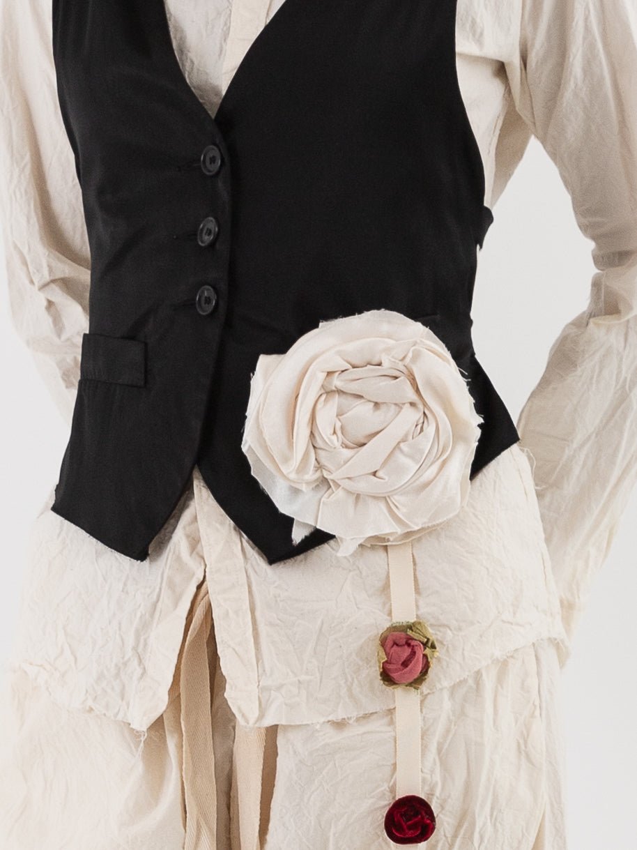 Elena Dawson Mess Brooch in Sandwashed Poplin - ELENA DAWSON at Worthwhile - shop OBJECTS