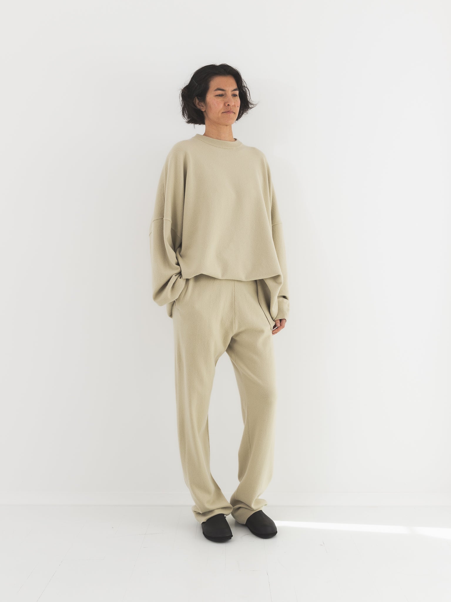 Extreme Cashmere n°320 Rush Pant in Desert - EXTREME CASHMERE at Worthwhile - shop PANT