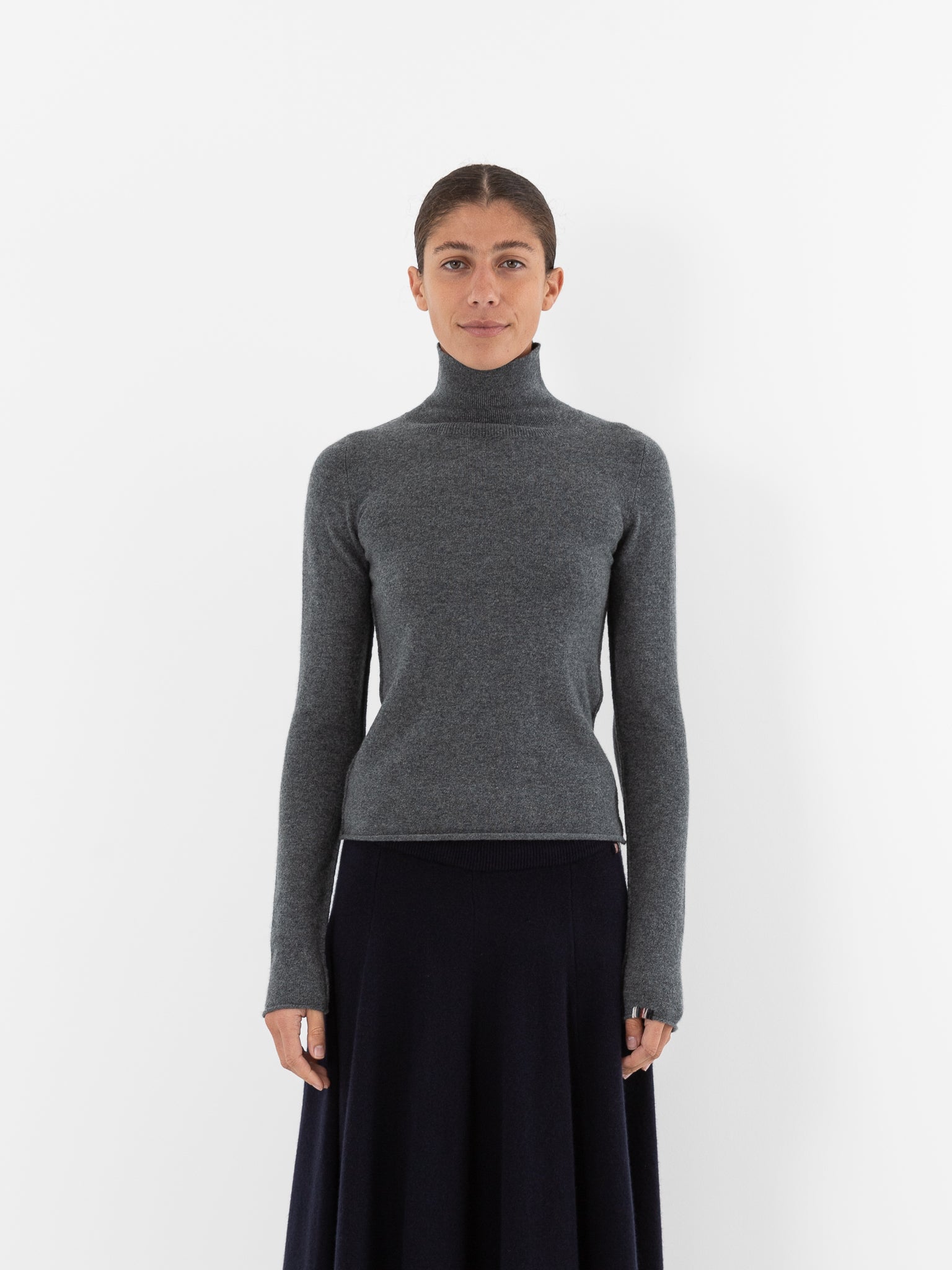 Extreme Cashmere n°380 Audrey Sweater in Felt - EXTREME CASHMERE at Worthwhile - shop SWEATER