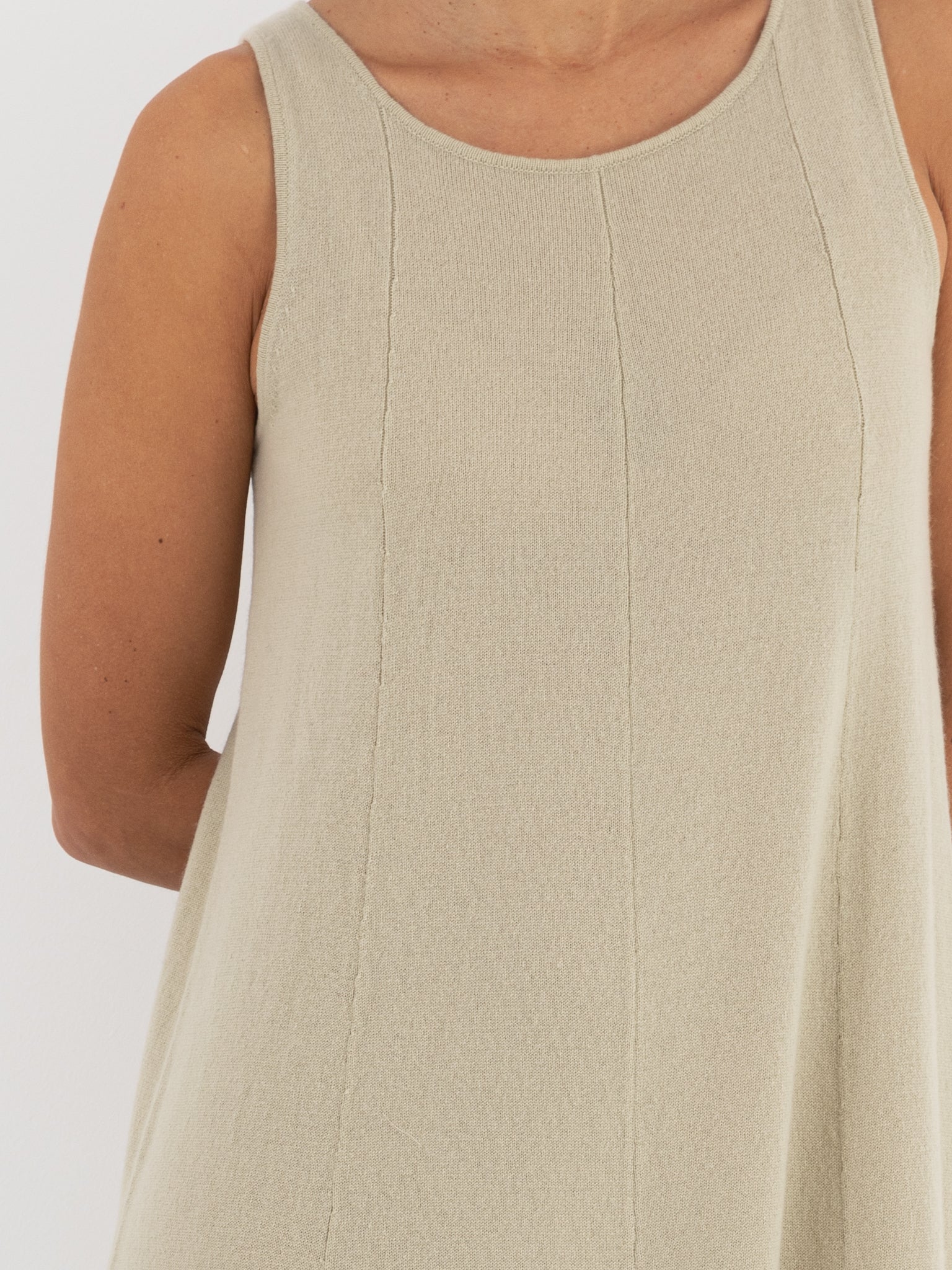Extreme Cashmere n°386 Elisa Dress in Desert - EXTREME CASHMERE at Worthwhile - shop DRESS