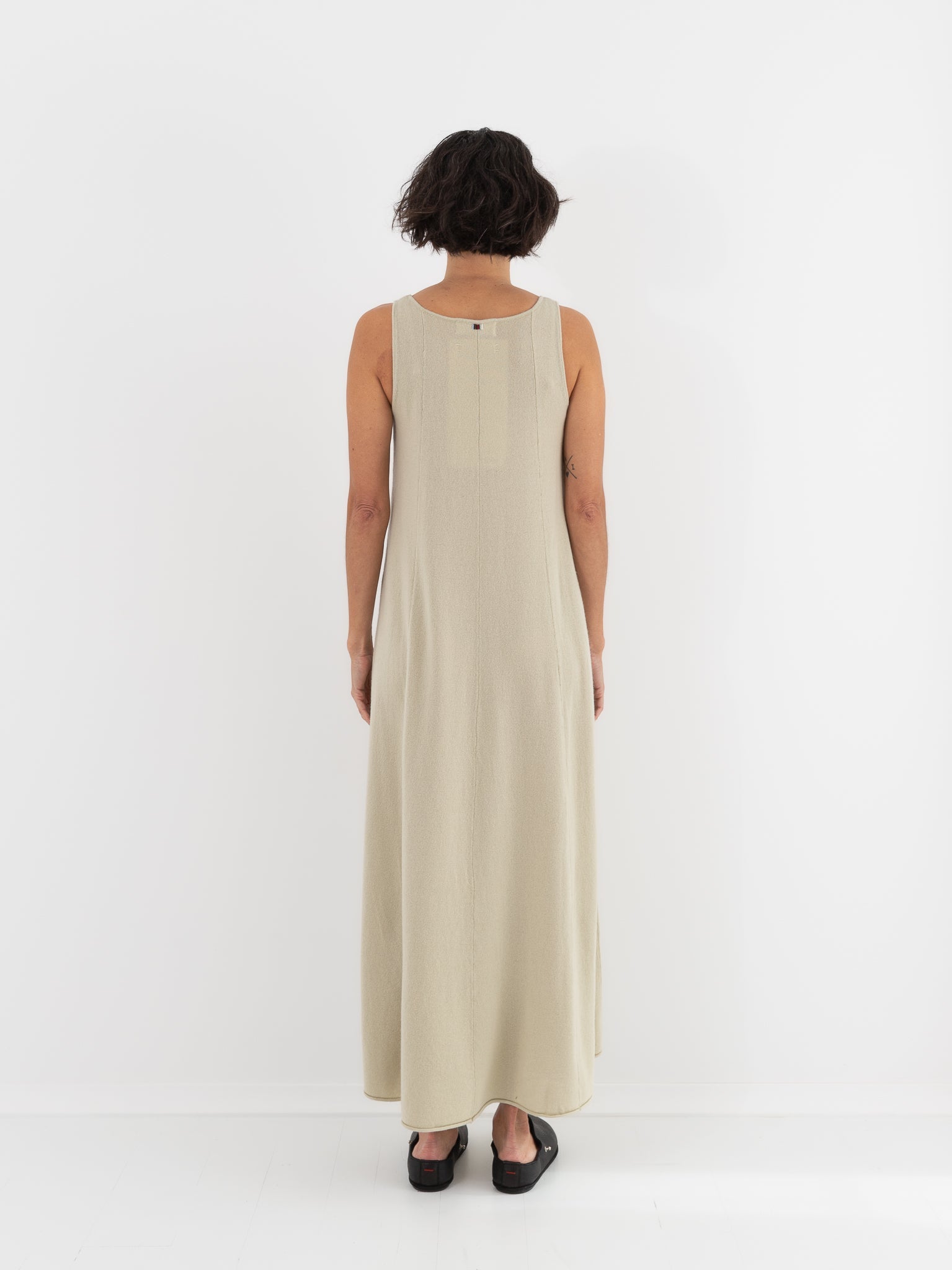 Extreme Cashmere n°386 Elisa Dress in Desert - EXTREME CASHMERE at Worthwhile - shop DRESS