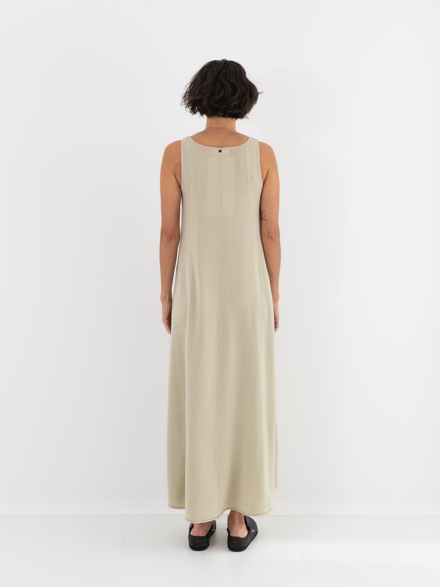 Extreme Cashmere n°386 Elisa Dress in Desert - EXTREME CASHMERE at Worthwhile - shop DRESS