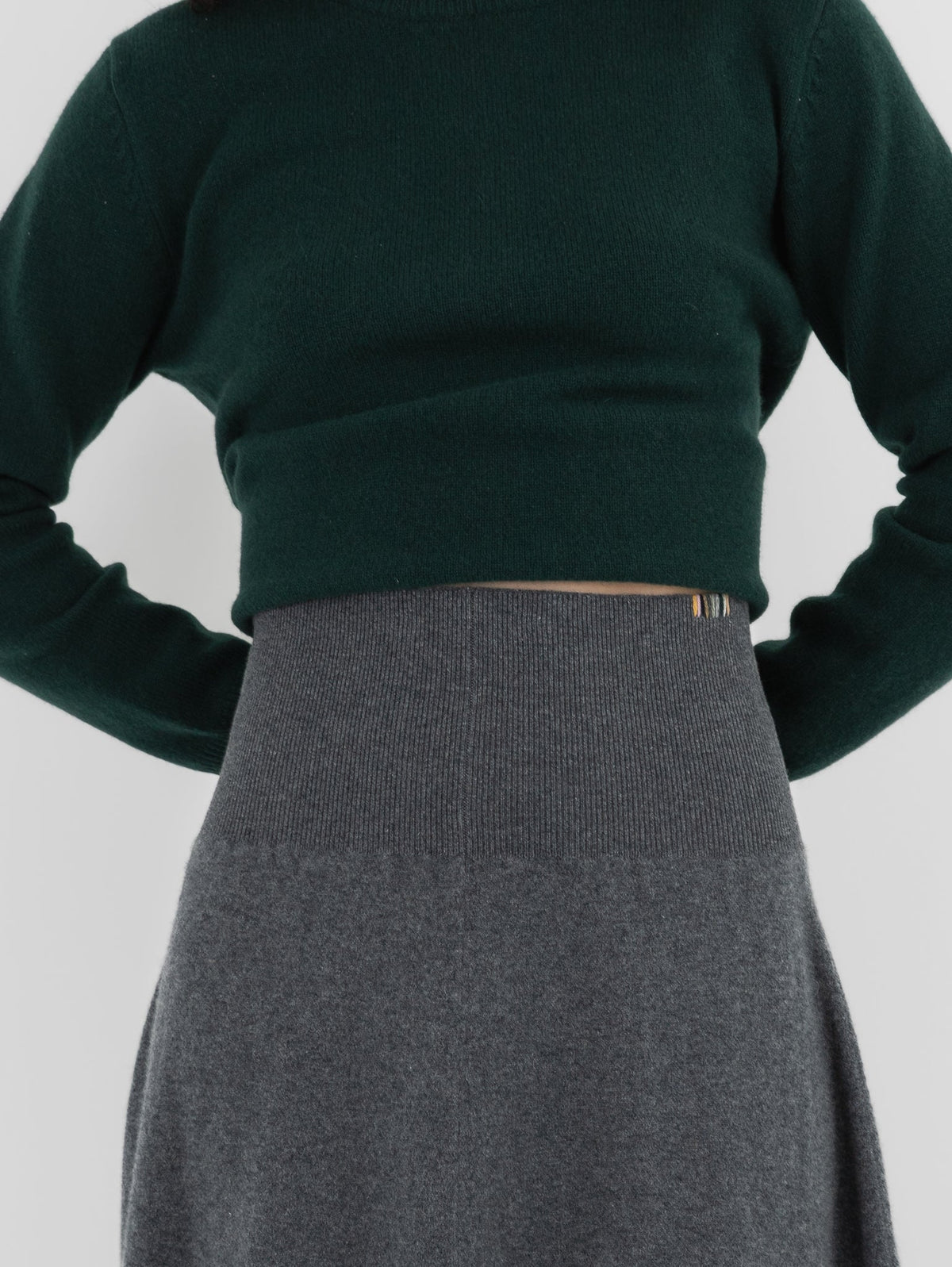Extreme Cashmere n°388 Ease Skirt in Felt - EXTREME CASHMERE at Worthwhile - shop SKIRT