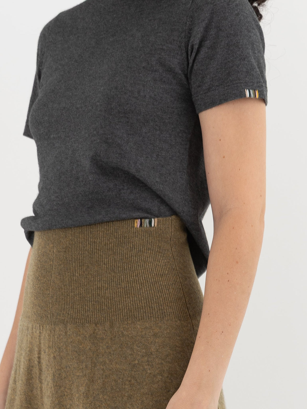 Extreme Cashmere n°388 Ease Skirt in Hunter - EXTREME CASHMERE at Worthwhile - shop SKIRT