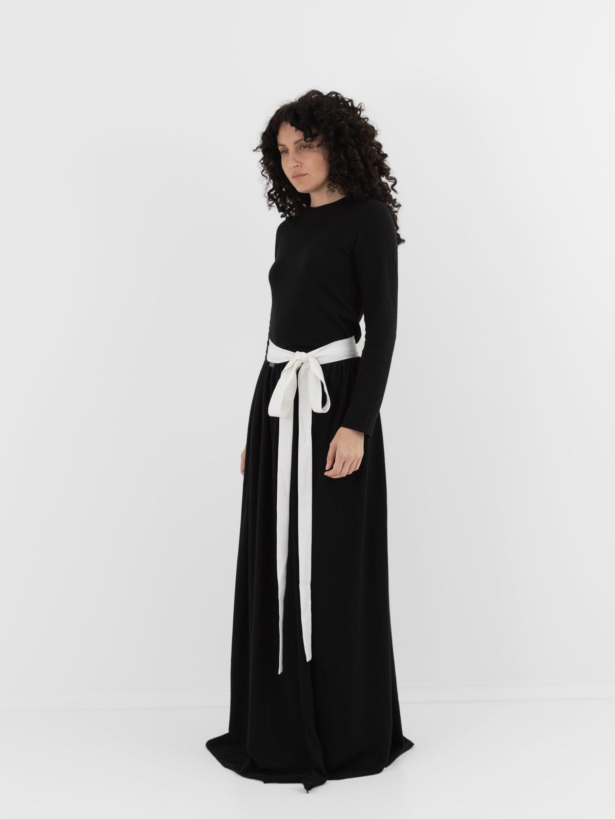 Extreme Cashmere n°525 Luli Skirt in Raven - EXTREME CASHMERE at Worthwhile - shop SKIRT