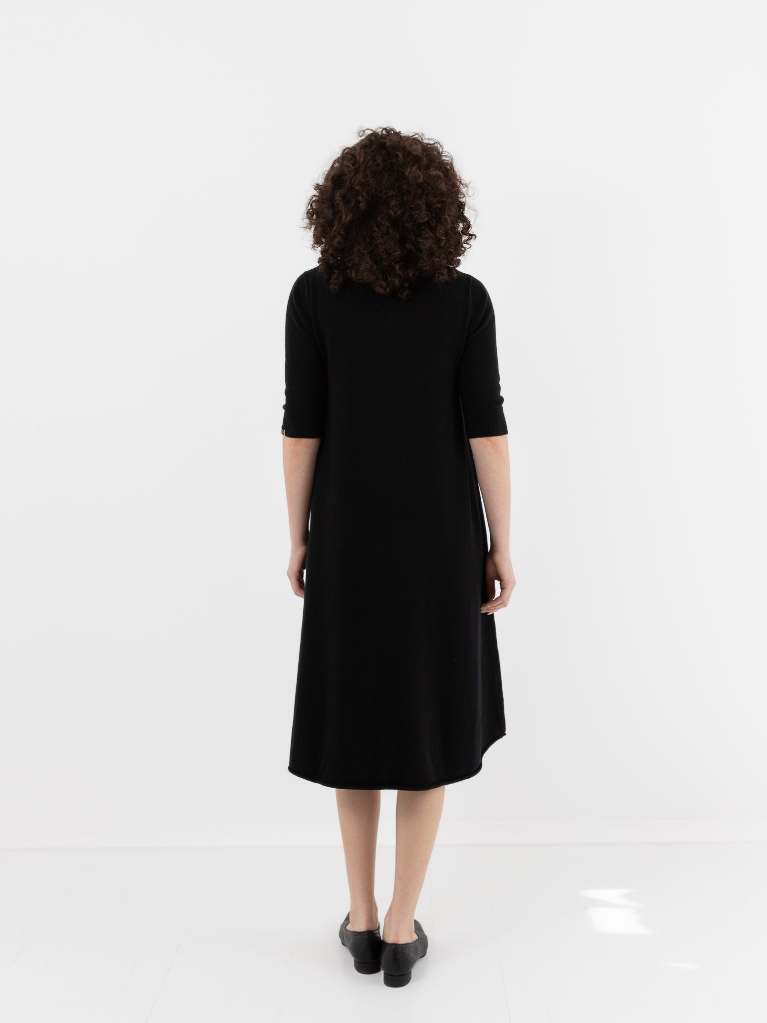 Extreme Cashmere n°439 Gina Dress in Black - EXTREME CASHMERE at Worthwhile - shop DRESS