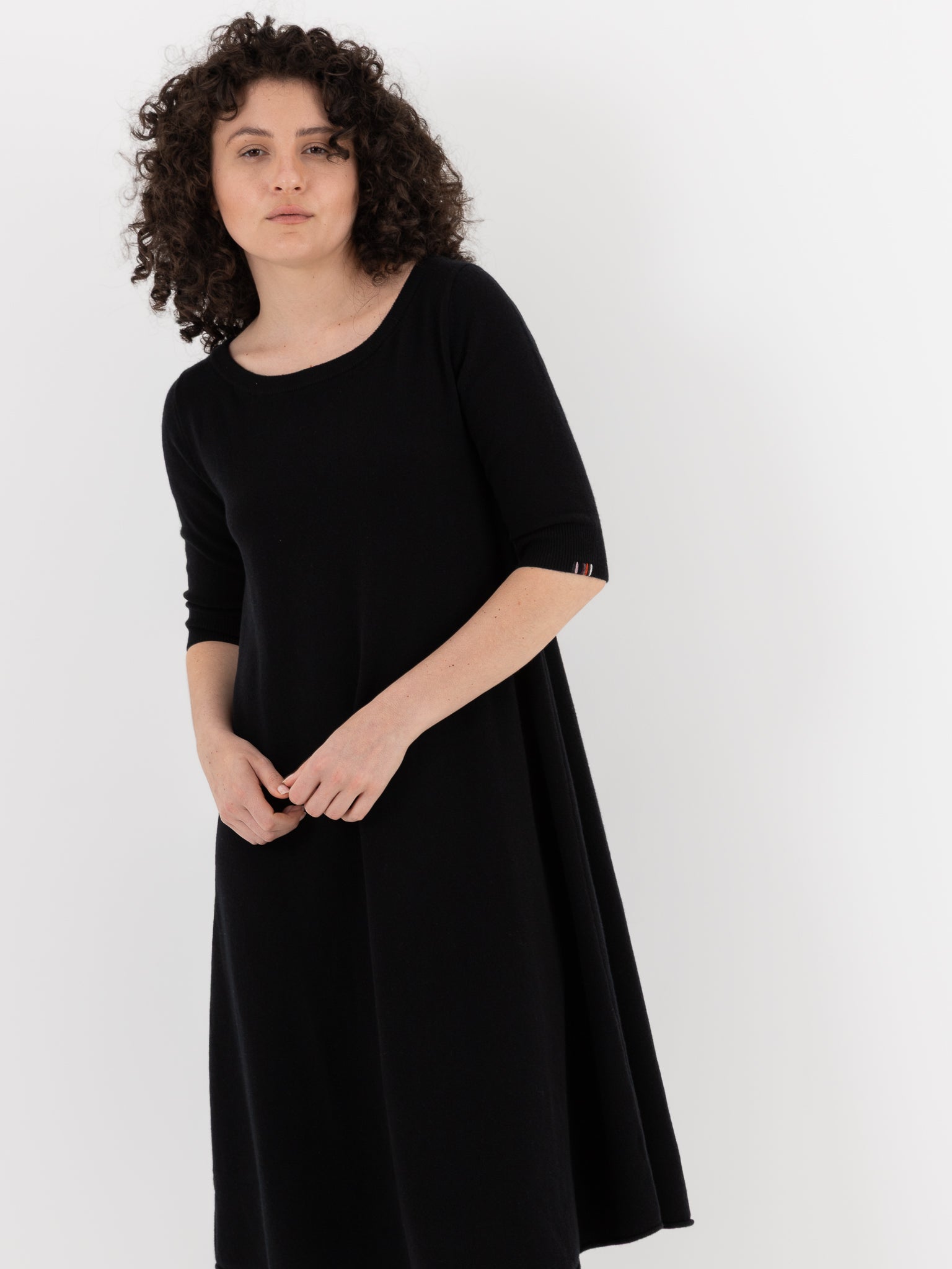 Extreme Cashmere n°439 Gina Dress in Black - EXTREME CASHMERE at Worthwhile - shop DRESS
