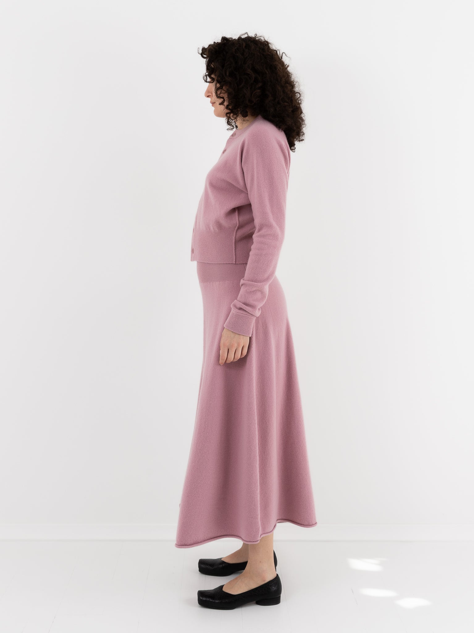 Extreme Cashmere n°257 Blouson Crop Cardigan in Rosa - EXTREME CASHMERE at Worthwhile - shop CARDIGAN