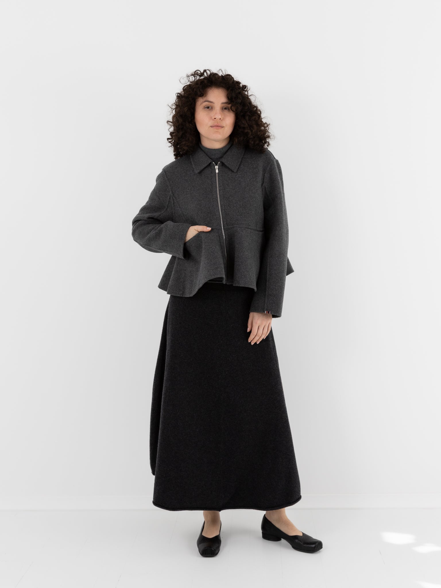 Extreme Cashmere n°442 Queen Coat in Felt - EXTREME CASHMERE at Worthwhile - shop COAT