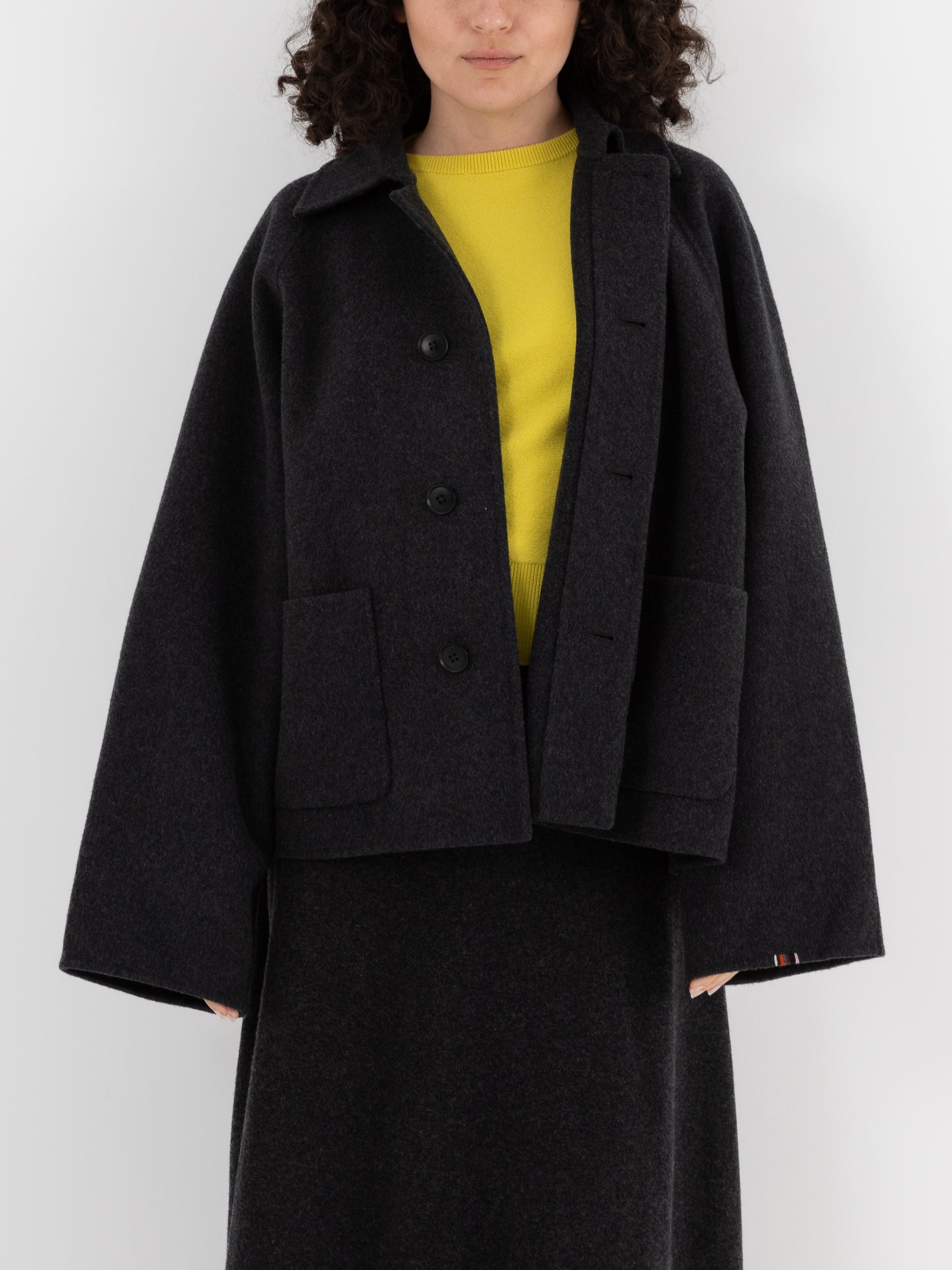 Extreme Cashmere n°448 Walker Coat in Shadow - EXTREME CASHMERE at Worthwhile - shop COAT