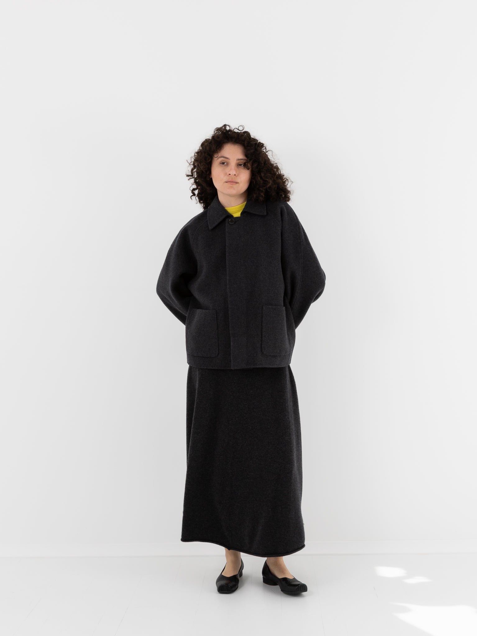 Extreme Cashmere n°448 Walker Coat in Shadow - EXTREME CASHMERE at Worthwhile - shop COAT