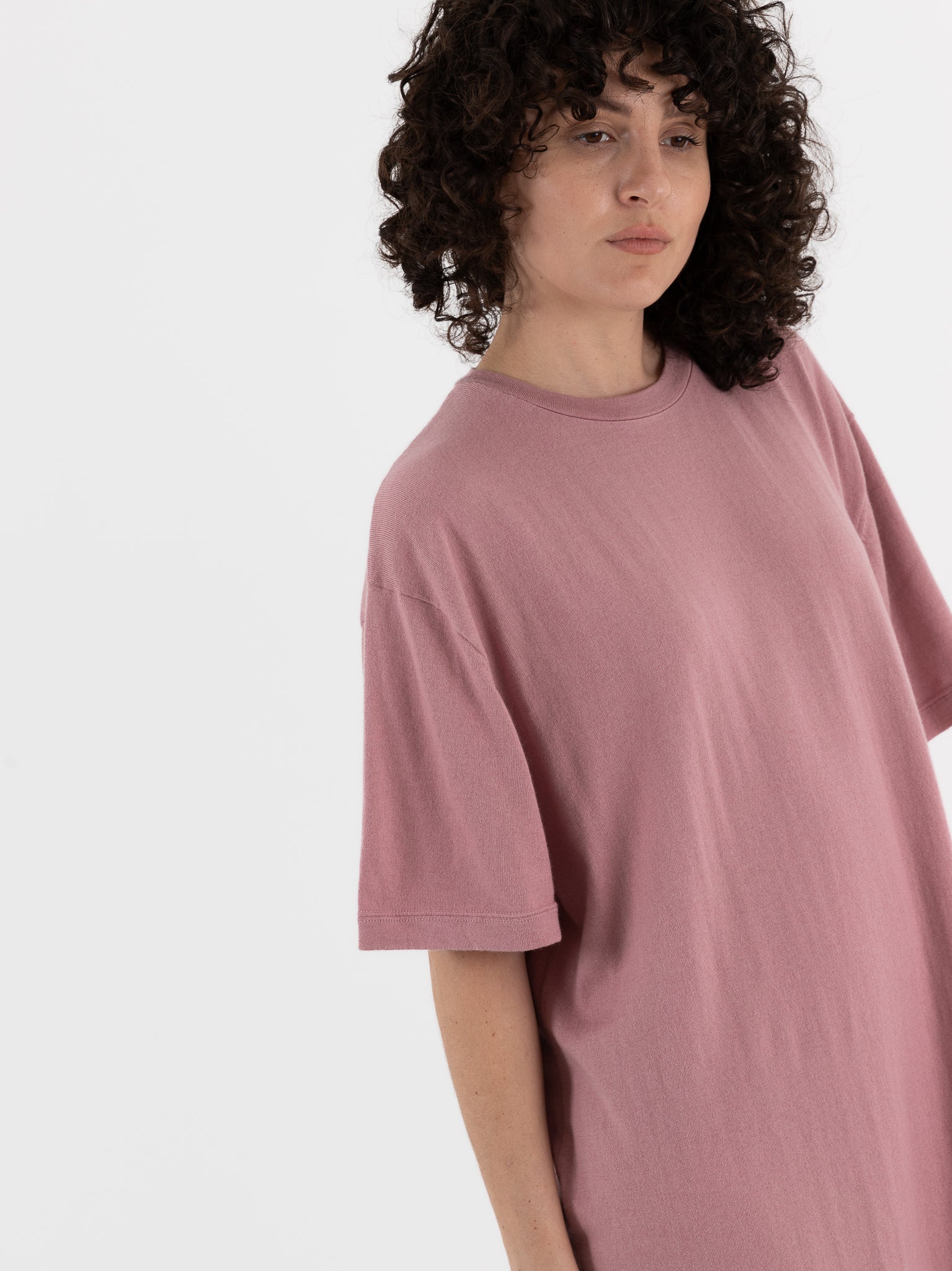 Extreme Cashmere n°321 Kris Dress in Rosa - EXTREME CASHMERE at Worthwhile - shop DRESS